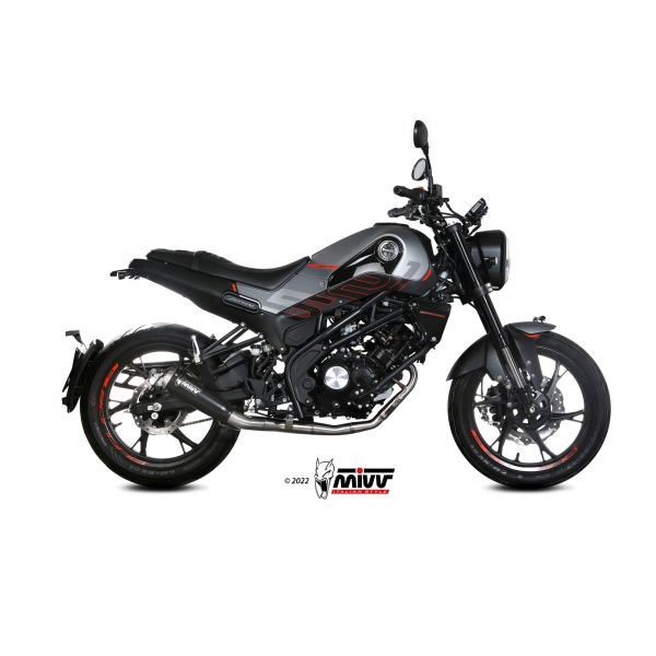 Mivv Full system 1x1 X-M1 black Benelli Leoncino 125 2022-24