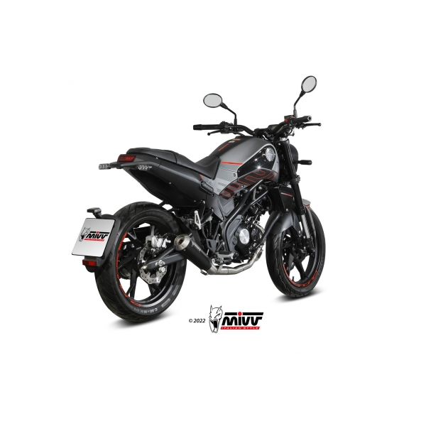 Mivv Full system 1x1 X-M1 black Benelli Leoncino 125 2022-24
